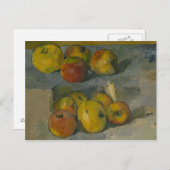 ポールセザンヌ – リンゴ ポストカード (正面/裏面)