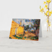 ポールセザンヌ – ルカバノンデジャーダン カード (黄色い花)