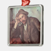 ポールセザンヌ|喫煙者1891-92年 メタルオーナメント (左)