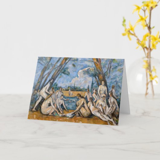 ポールセザンヌ – 大きな兄弟 カード (黄色い花)