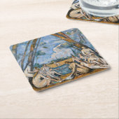 ポールセザンヌ – 大きな兄弟 スクエアペーパーコースター (アングル)