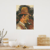 ポールセザンヌ |東洋の衣装を着た男c.1635 (oi) ポスター (キッチン)