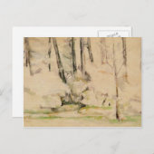 ポールセザンヌ – 森の中 ポストカード (正面/裏面)