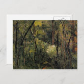 ポールセザンヌ – 森の中 ポストカード (正面/裏面)