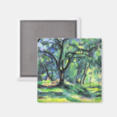 ポールセザンヌ – 森の中 マグネット (正面/裏面)