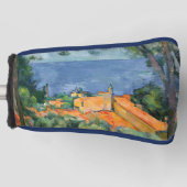 ポールセザンヌ – 赤い屋根とエスタケ ゴルフヘッドカバー (正面)