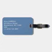 ポールセザンヌ – 赤い屋根とエスタケ ラゲッジタグ (裏面横)