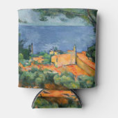 ポールセザンヌ – 赤い屋根とエスタケ 缶クーラー (正面)