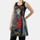 ポールセザンヌ – 赤ベストの少年 エプロン (インサイチュ)