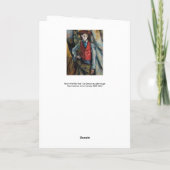 ポールセザンヌ – 赤ベストの少年 カード (裏面)