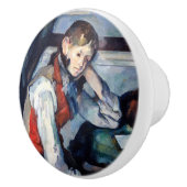 ポールセザンヌ – 赤ベストの少年 セラミックノブ (右)