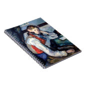 ポールセザンヌ – 赤ベストの少年 ノートブック (右側)