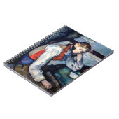 ポールセザンヌ – 赤ベストの少年 ノートブック (左側)