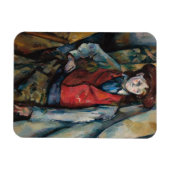 ポールセザンヌ – 赤ベストの少年 マグネット (横)