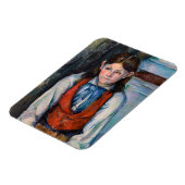 ポールセザンヌ – 赤ベストの少年 マグネット (左側)