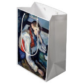 ポールセザンヌ – 赤ベストの少年 ミディアムペーパーバッグ (裏面アングル)