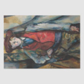 ポールセザンヌ – 赤ベストの少年 薄葉紙 (正面)