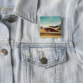 ポールセザンヌ|鉄道の切断、c.1870 缶バッジ (インサイチュ)