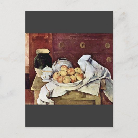 ポールセザンヌ – 静物詩 ポストカード (正面)