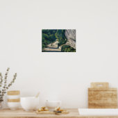 ポールセザンヌ – 風景。ロッキーの木のある道 ポスター (キッチン)