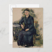 ポールセザンヌ | 1880年セザンヌ夫人 –  ポストカード (正面/裏面)