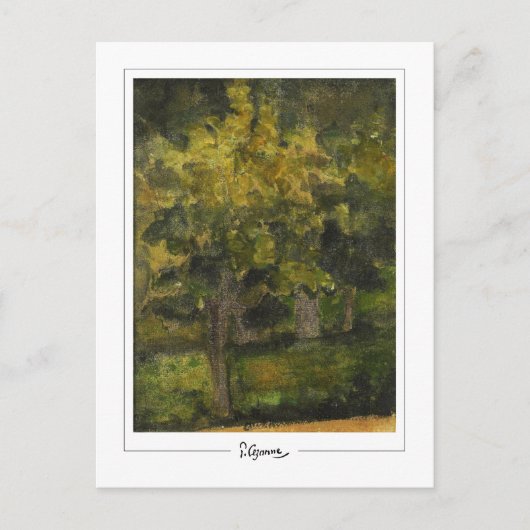 ポールセザンヌ#724 -ファインアート ポストカード (正面)