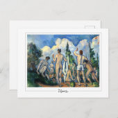 ポールセザンヌ#72 -ファインアート ポストカード (正面/裏面)