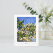 ポールセザンヌ#75 -ファインアート ポストカード (スタンド正面)