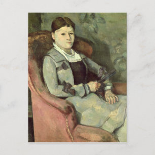 ポールセザンヌ ArmchairのArtist's Wife, c ポストカード