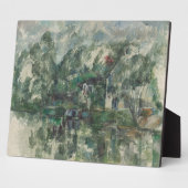 ポールセザンヌ | At the Water's Edge, c.1890 (油o) フォトプラーク (側面)