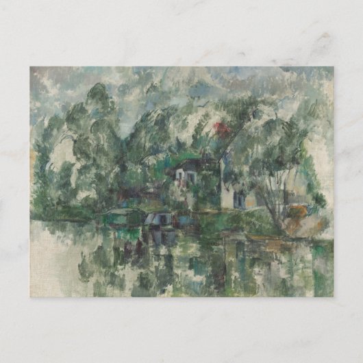 ポールセザンヌ | At the Water's Edge, c.1890 (油o) ポストカード (正面)