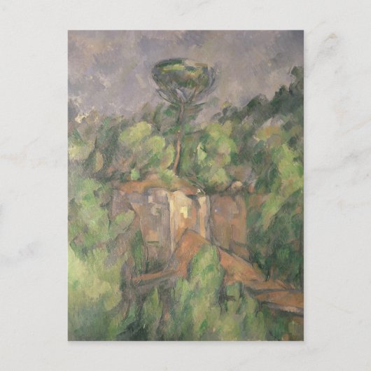 ポールセザンヌ | Bibemus Quarry, 1898-1900 ポストカード (正面)