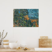 ポールセザンヌ | Chateau Noir, 1900-04 (canvaの油) ポスター (キッチン)