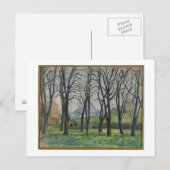 ポールセザンヌ Chestnut Trees at Jas de Bouffan, c ポストカード (正面/裏面)