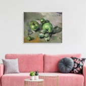 ポールセザンヌ | Green Apple, c.1872-73 キャンバスプリント (インサイチュ (リビング))