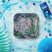 ポールセザンヌ- Group of Bather ペーパープレート (パーティー)