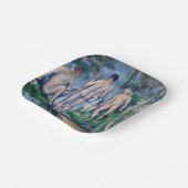 ポールセザンヌ- Group of Bather ペーパープレート (傾斜あり)