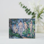 ポールセザンヌ- Group of Bather ポストカード (スタンド正面)