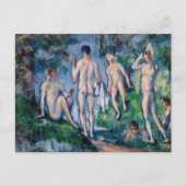 ポールセザンヌ- Group of Bather ポストカード (正面)