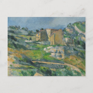 ポールセザンヌ Houses in the Provence: The Riaux V ポストカード