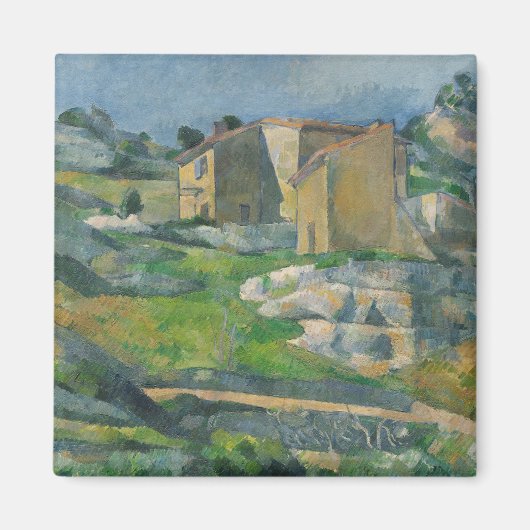 ポールセザンヌ | Houses in the Provence: The Riaux V マグネット (正面)