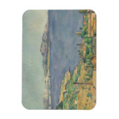 ポールセザンヌ | L'から見たマルセイユ湾 マグネット (縦)