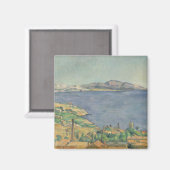 ポールセザンヌ | L'から見たマルセイユ湾 マグネット (正面/裏面)