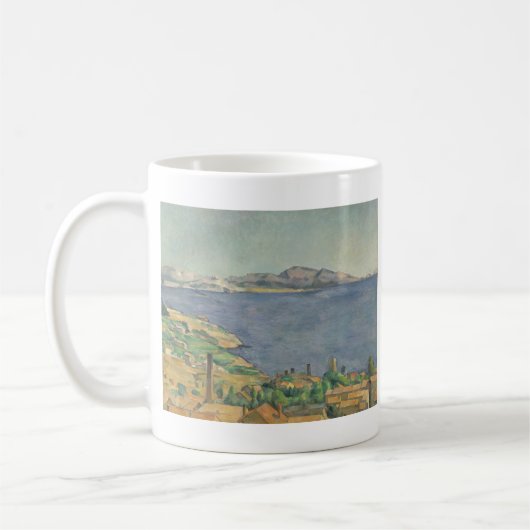 ポールセザンヌ| Lから見られるマルセーユの湾 コーヒーマグカップ (左)
