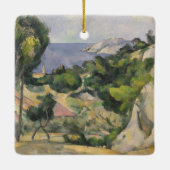ポールセザンヌ| L'Estaque セラミックオーナメント (裏面)