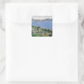 ポールセザンヌ | L'Estaque,マルセ湾の眺め スクエアシール (バッグ)