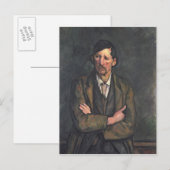 ポールセザンヌ | Man with Crossed Arms, c.1899 ポストカード (正面/裏面)