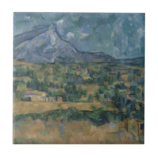ポールセザンヌ| Mont Sainte-Victoire タイル (正面)
