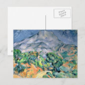 ポールセザンヌ| Mont Sainte-Victoire 1900年 ポストカード (正面/裏面)