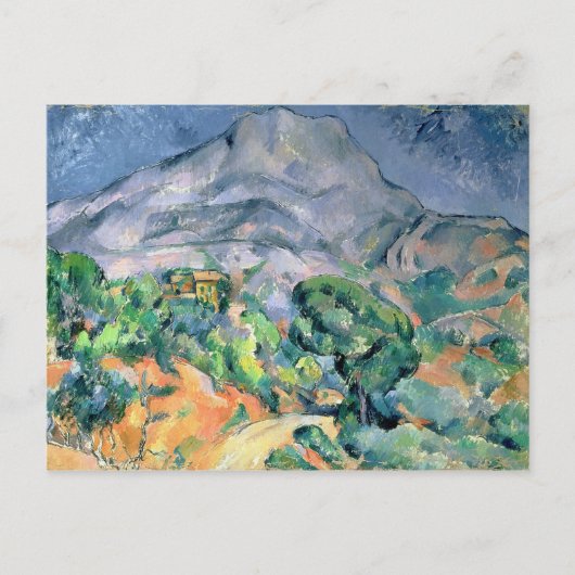 ポールセザンヌ| Mont Sainte-Victoire 1900年 ポストカード (正面)